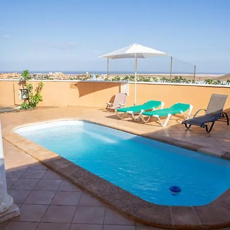 Con Espectaculares Vistas Y Piscina Privada Villa Corralejo